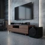 Sanouss Premium Soundbar and Wireless Subwoofer System with Multi-Driver Array and Gloss Black Finish - Image 2